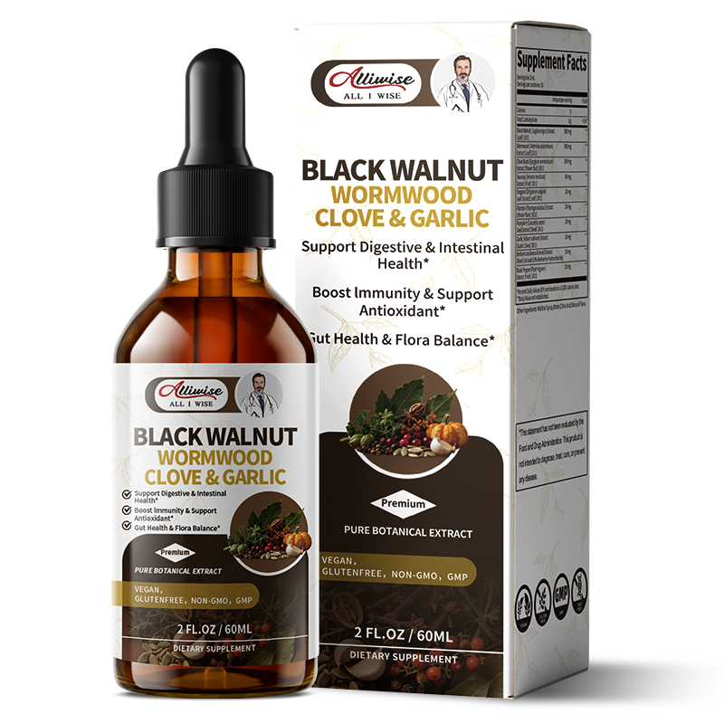 Herbal Wellness Drops - Alliwise Siyah Ceviz Lila Damlası, Pelin