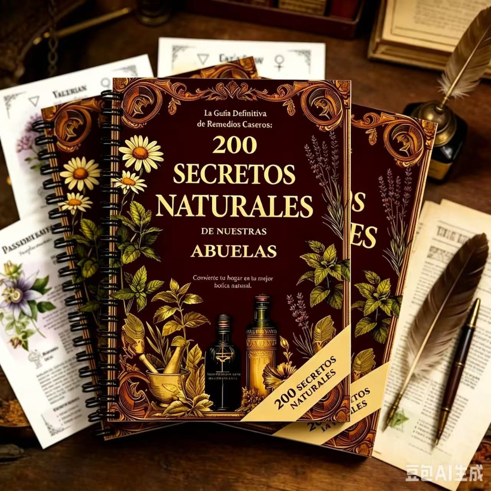 Herbal Wellness Book - 200 Doğal Sır A5 İspanyol Bitkisel