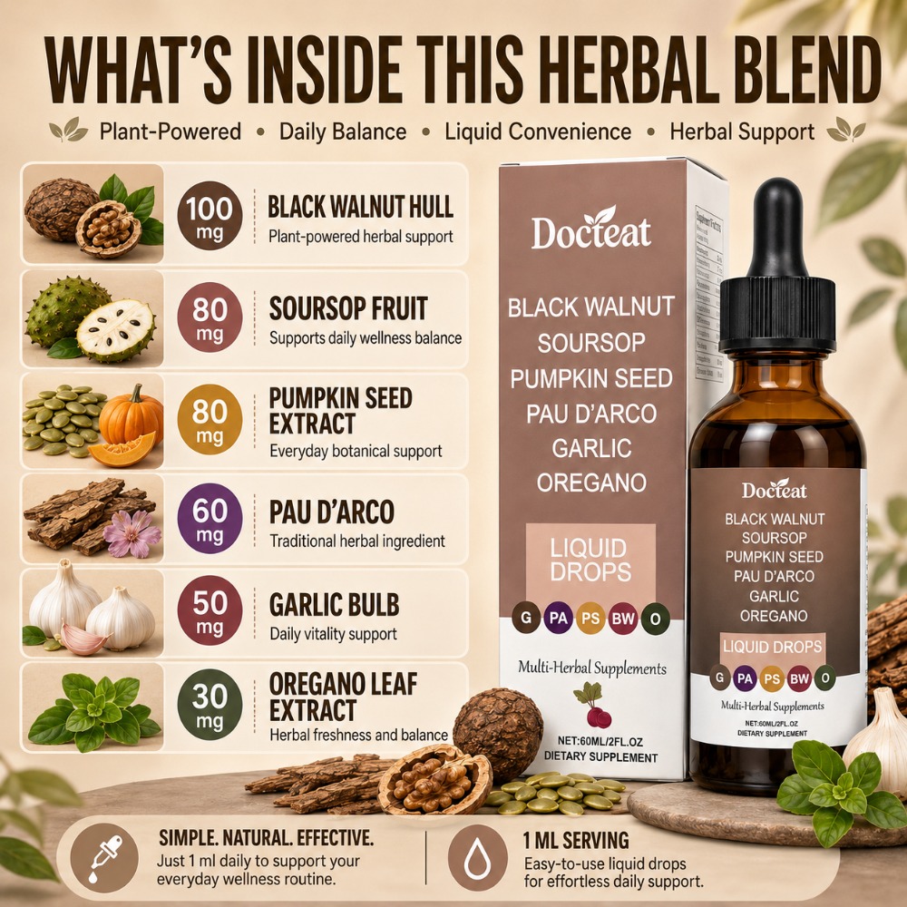 Docteat Siyah Ceviz Ekşi Anana - Herbal Wellness Drops incelemesi ve fiyatı