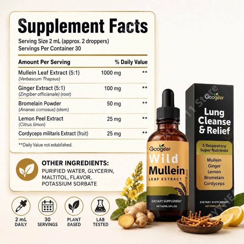 Mullein Sıvı Damlaları Bitkise - Herbal Wellness Drops incelemesi ve fiyatı