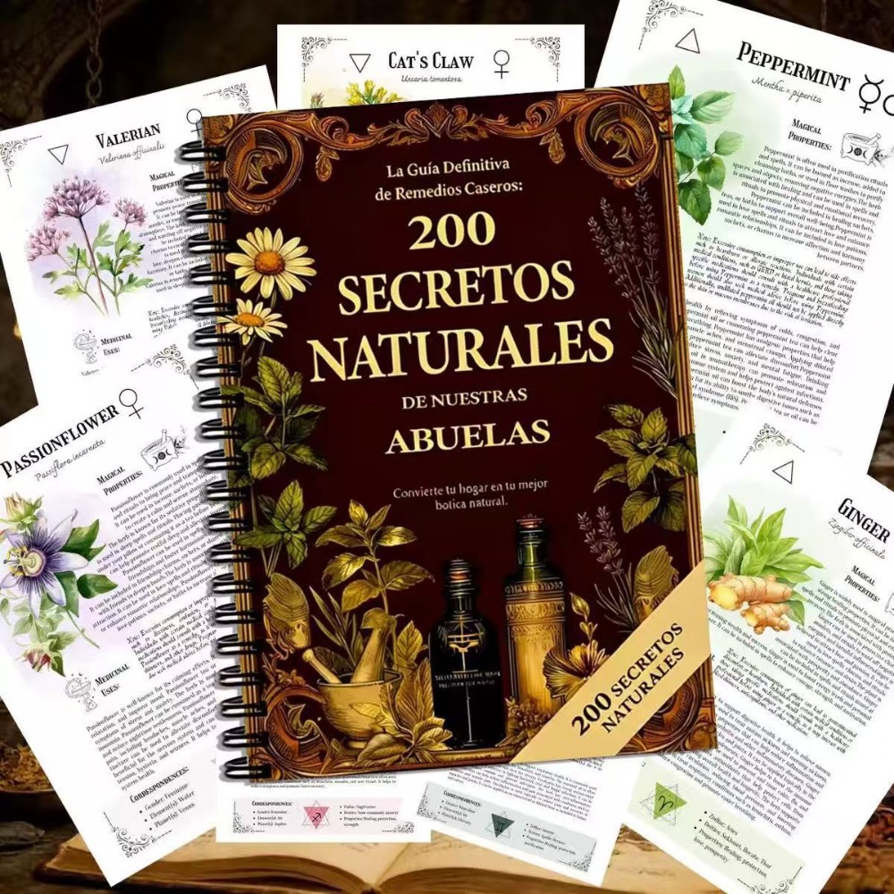 200 Doğal Sır A5 İspanyol Bitk - Herbal Wellness Book incelemesi ve fiyatı